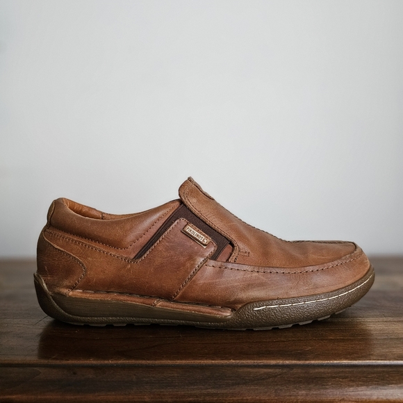 Pikolinos Brown Leather Slip On Comfort Loafers Men EU 43 US 9.5-10 - Picture 9 of 14